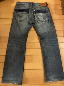 Original Fake × LEVI'S 105N-047-XX KAWS 30 セルビッチ 赤耳 カウズ オリジナルフェイク リーバイス コラボ 希少 