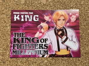 【SNK　グッズ　１１３】カード　KING　キング　KOF　THEKINGOFFIGHTERS　森気楼　ColleCarA　未来蜂歌留多商会　2000年