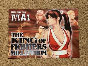 【SNK　グッズ　１１５】カード　MAI　不知火舞　KOF　THEKINGOFFIGHTERS　森気楼　ColleCarA　未来蜂歌留多商会　2000年