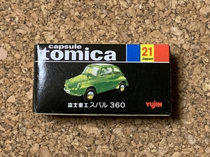 【玩具　７５】トミカ　TOMICA　富士重工 スバル360　カプセルトミカ　capsule tomica 21