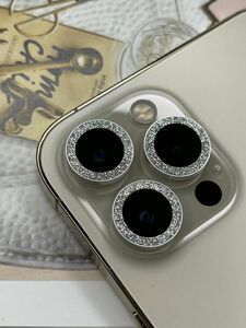 カメラレンズ用ガラス保護フィルム キラキラ レンズカバー iPhone13pro 13promax 13 13mini