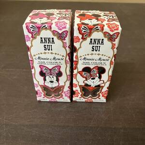  [5-138]ANNA SUI アナスイ　ディズニーコラボ　ネイルカラーN ミニーマウス　300.400 2本セット 【宅急便コンパクト】