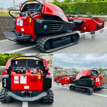 ゼノアZHM1520＊785アワー＊ハンマーナイフモア＊アタッチメントAH2010R＊草刈機＊クローラ新品＊小松＊KOMATSU_画像4