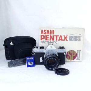  Pentax SPOTMATIC spot matic SPII SP2 + SMC TAKUMAR 55mm F1.8 film camera storage goods unused goods /2405C