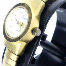 Regal リーガル R67778 白文字盤 ゴールドカラー レディース クォーツ 腕時計 動作品 USED /2405C_画像2