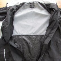 GO GOLF レインジャケット メンズ BLACK GORW-7005J Mサイズ ブラック + ゴルフグローブ 手袋 ホワイト USED /2405D_画像6