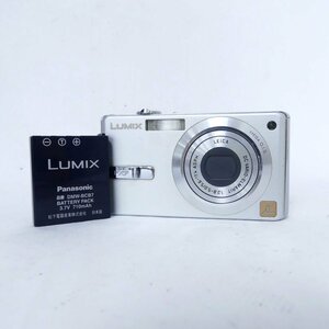 Panasonic Panasonic LUMIX Lumix DMC-FX7 серебряный цифровая камера темно синий teji электризация только проверка текущее состояние товар USED /2405C