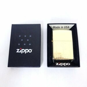 ジッポー ZIPPO ウィンディ SINCE1932 ストライプ ゴールドカラー 喫煙具 ライター 未使用品 /2405C