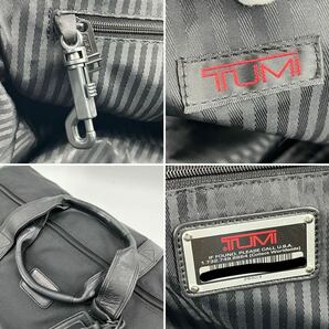 1円【極美品・定価14万】TUMI トゥミ メンズ ボストンバッグ 2way ショルダー ビジネス 旅行 出張 大容量 バリスティックナイロン ブラックの画像7