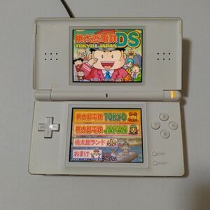 ニンテンドーDSLite本体&桃太郎電鉄ソフト付き★通電・ソフト起動確認済★ 