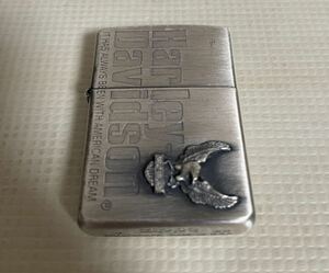 ZIPPO /ジッポーライター/HARLEY-DAVIDSON/ハーレーダビッドソン/売り切り/送料無料/オートバイ/オイルライター