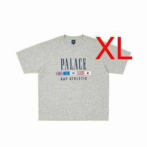 【XL】24SS PALACE GAP HEAVY JERSEY T-SHIRT GREY コラボ パレス ギャップ 刺繍