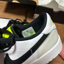 ナイキ ジョーダン1 ロー ゴルフ ブラックボルト28cm NIKE AIR JORDAN 1LOW GOLF Black Volt UK 9_画像5