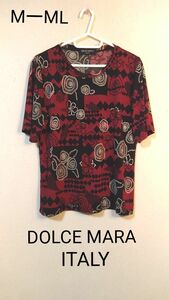 トップスDOLCE MARAITALY半袖プルオーバー　MーMLサイズ