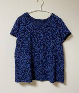 ヨーガンレール　美品　ラミーコットンインターシャのプルオーバー　Tシャツ