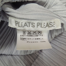 PLEATS PLEASE ISSEY MIYAKE V-NECK FLARE DRESS SOLID GREY プリーツプリーズ イッセイミヤケ Vネック フレア ドレス ワンピース グレー_画像7