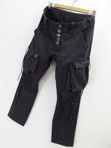 00s TORNADO MART LACE UP PARACHUTE CARGO DENIM PANTS ARCHIVE トルネードマート レースアップ パラシュート カーゴ デニム パンツ