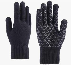 手袋 ニット製 グローブ 防寒用手袋 タッチパネル対応 滑り止め　男女兼用