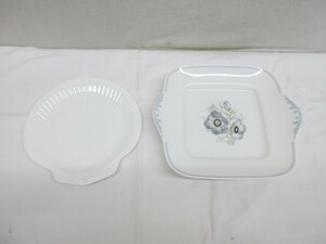 05Y019 【 中古品 】 WEDGWOOD ウェッジウッド 洋食器 プレート 皿 全２枚セット 現状渡し