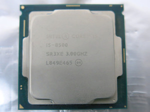 05K054 INTEL CORE i5 8500 3.00GHz SR3XE CPU UEFI起動確認 現状 中古 売切り