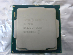 05K060 INTEL CORE i5 7500 3.40GHz SR335 CPU UEFI起動確認 現状 中古 売切り