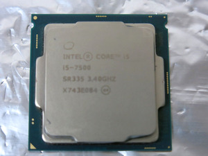 05K061 INTEL CORE i5 7500 3.40GHz SR335 CPU UEFI起動確認 現状 中古 売切り