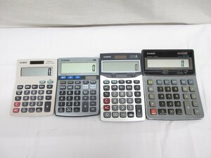 05Y059 [ secondhand goods ] CASIО calculator together all 4 point set operation ОK present condition delivery 