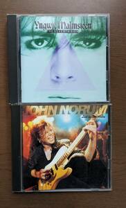 CD YNGWIE MALMSTEEN/THE SEVENTH SIGNとJOHN NORUM/LIVE IN STOCKHOLM