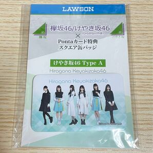 けやき坂46 日向坂46 Pontaカード 特典 缶バッジ