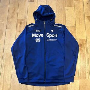 ★DESCENTE/デサント/MOVE SPORT/ムーブスポーツ/ジャージジャケット/ジャージ/ロゴ/スポーツ/メンズ/XXLサイズ