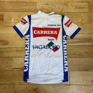 *CARRERA/ Carrera / cycle jersey / cycling wear / short sleeves / half Zip / dry / speed ./ bicycle race / sport / men's /L size 