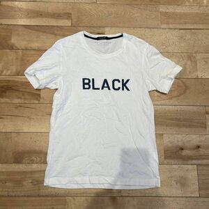 ★BURBERRY BLACK LABEL/バーバリー ブラックレーベル/半袖Tシャツ/半袖/Tシャツ/ロゴ/カットソー/メンズ/Mサイズ