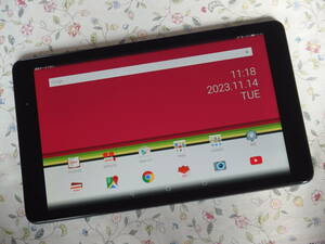 ☆彡 美品　10.1型　タブレット　Qua tab 02 au　HWT31　チャコールブラック