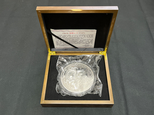 【X298】紀念珍藏 壬辰龍年大型干支記念銀貨 コイン メダル 木箱入り 磁石に付かない 風水置物 開運グッズ