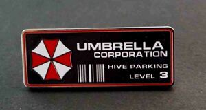 《黒傘UCロゴ》■新品『UMBRELLA CORPORATION』 ■アンブレラ コーポレーション■ ピンバッジ バッチ■バイオハザード