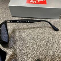 日本正規品！RayBan レイバン サングラスRB4258F 601/80 52 BLACK/BLUE アジアンフィット 正規品　ケース黒_画像5