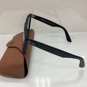 正規品RayBan レイバン ウェイファーラー WAYFARER RB2140F 601/SR5 52 マットブラック/ライトグレイ アジアンフィット 正規品ケース茶の画像3