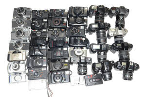 レンズ フィルムカメラ コンパクトフィルムカメラ レンジファインダー まとめて まとめ売り 色々 大量 ジャンク#099802