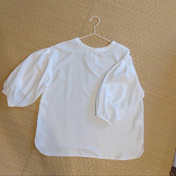 【LEPSIM】美品　レプシム　2way　ブラウス　ボリューム袖　7分袖　白