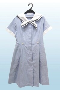 bw_2864k Kyoto (metropolitan area) private Kyoto .... middle .[ woman .] summer clothing . summer clothing .... stripe sailor color One-piece woman uniform 