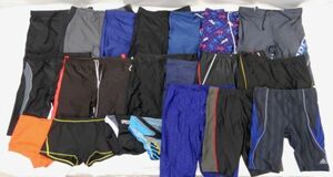 bw_2888r 21 pieces set man ... swimsuit . bread half height short adult size various Mizuno Adidas Speed swimming etc. collection summarize 