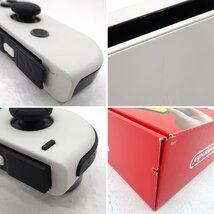 ★中古★Nintendo Switch 本体 Joy-Con(L)/(R)ホワイト 有機ELモデル HEG-S-KAAAA (ニンテンドースイッチ/1円～)★【GM649】_画像7