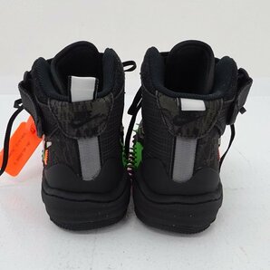 ★中古★NIKE×OFF-WHITE(ナイキ×オフホワイト) AIR FORCE 1 MID SP エア フォース ミッド スニーカー 23.5cm US5 DO6290-001★【AP128】の画像6