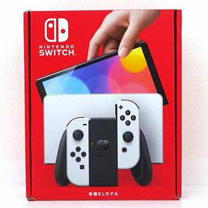 * used *[ outer box scratch ]Nintendo Switch body Joy-Con(L)/(R) white have machine EL model HEG-S-KAAAA ( Nintendo switch /1 jpy ~)*[GM649]