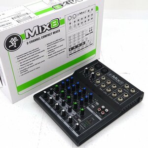 * used *[ there is defect ]MACKIE( Mackie )MIX8 compact * analog mixer electrification only verification settled ( musical instruments /PA equipment / tools and materials )*[MU477]