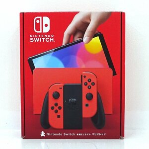 ★中古★Nintendo Switch 本体 マリオレッド 有機ELモデル HEG-S-RAAAA (ニンテンドースイッチ/1円～)★【GM649】