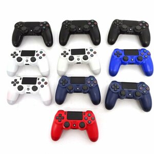 ★ジャンク★PS4 コントローラー 周辺機器 計10点セット まとめ売り パーツ 部品取り (PlayStation4/プレイステーション)★【GM643】