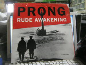 PRONG /RUDE AWAKENING U.S.クリアビニールLP Revolting Cocks Shelter Strife Ministry Exodus Helmet Testament Cult White Zombie ZILCH