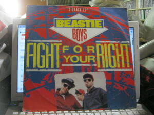 BEASTIE BOYS ビースティボーイズ / FIGHT FOR YOUR RIGHT U.K. 3曲入り 12“ Cro-Mags 