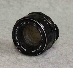 [is424]M42 タクマー レンズ Super TAKUMAR 55mm f1.8　ASAHI PENTAX アサヒ　ペンタックス 大口径　標準レンズ　単焦点　1:1.8 LENS